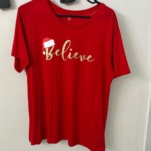 Believe Christmas t shirt